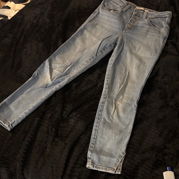 Levi's Denim High Rise Slim Fir Jeans - Picture 5 of 13